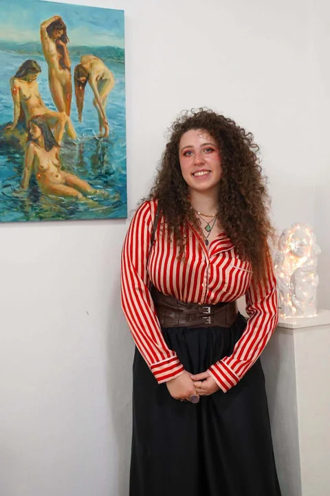 Malarstwo i rzeźba Kingi Ciepiel w Osiedlowym Domu Kultury